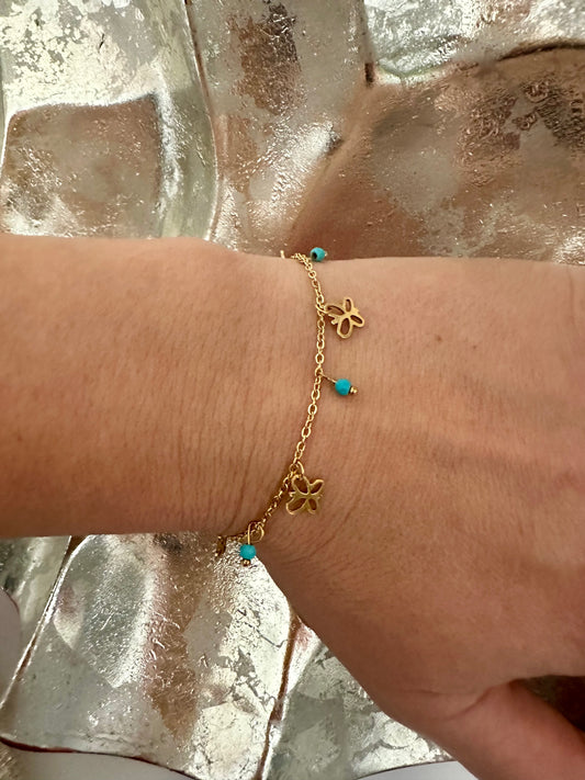 Bracelet Miria perles turquoises