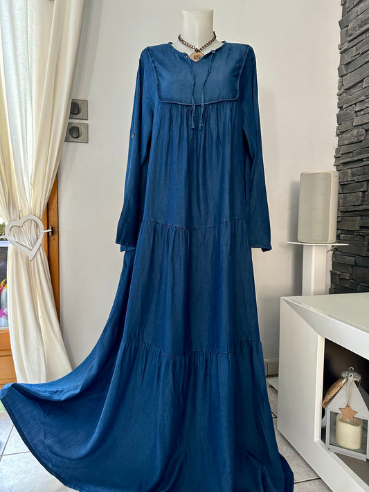 Robe Léna jean foncé (taille 48/50)