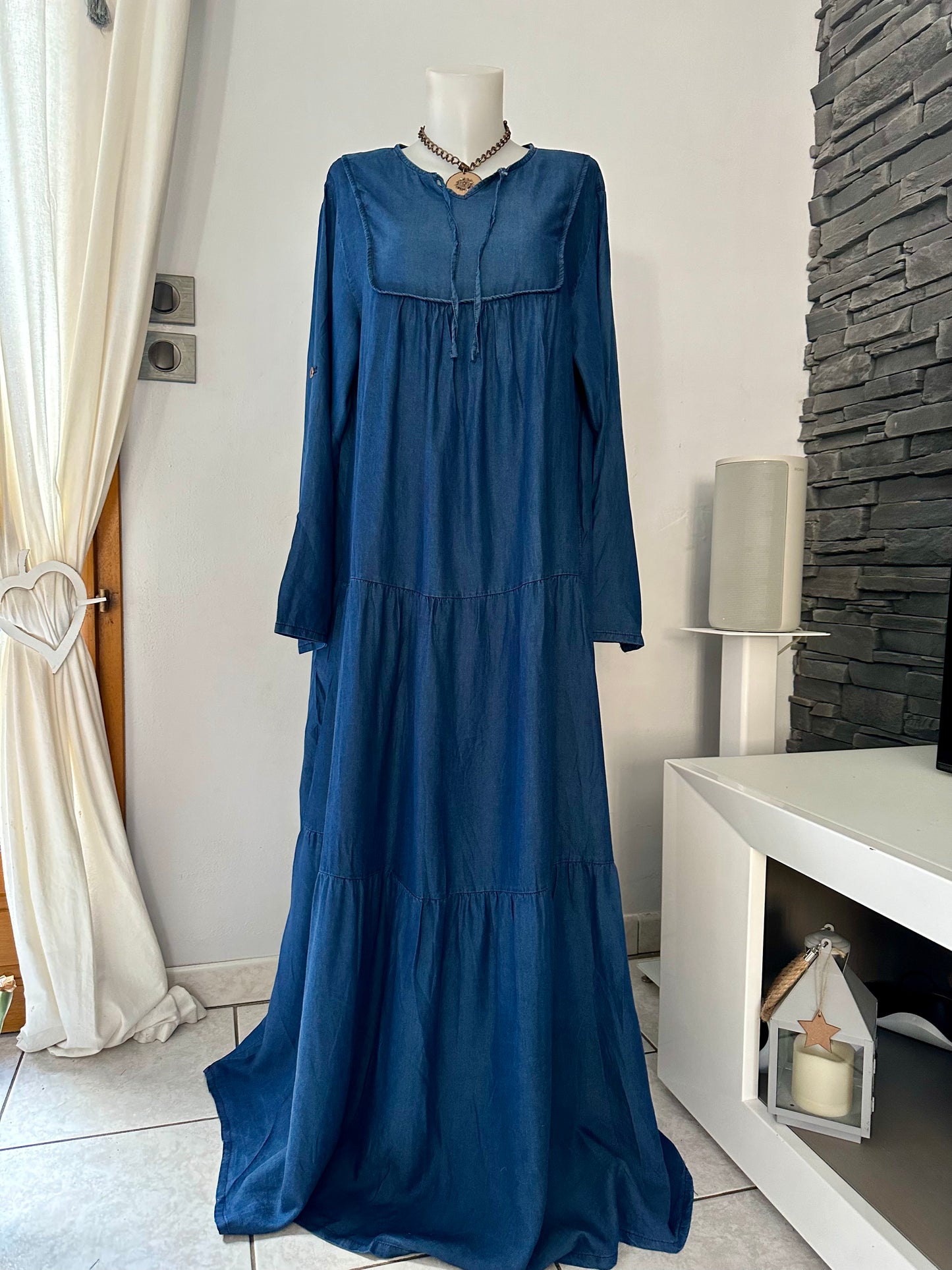 Robe Léna jean foncé (taille 48/50)