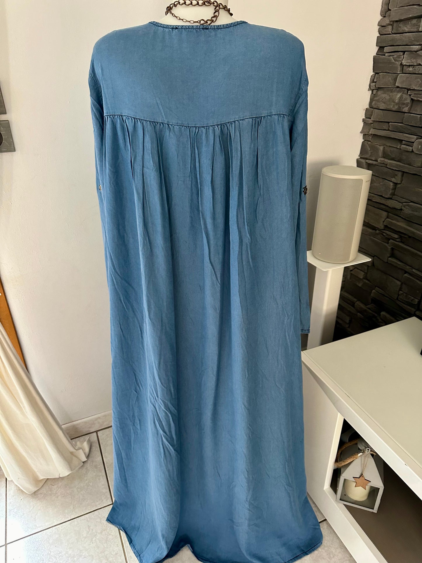 Robe Léna jean clair (taille 48/50)