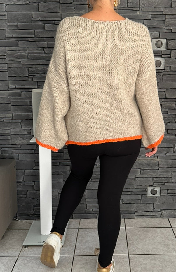 Pull Amour (taille unique jusqu'au 48)