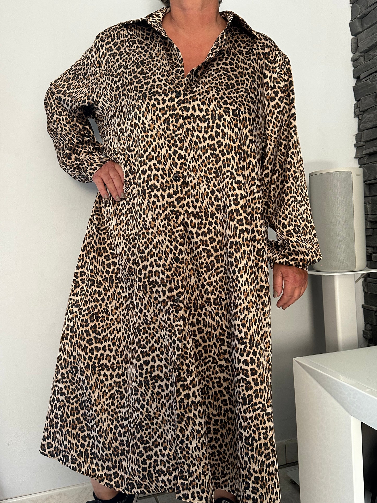 Robe Diva Léopard (taille unique jusqu'au 52)